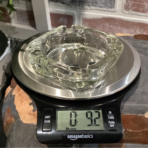 Vintage Glass Crafted Ashtray - Beautiful Very Gently Used Collectible - Nice - Picture 11 of 11